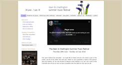Desktop Screenshot of chadlingtonfestival.org.uk